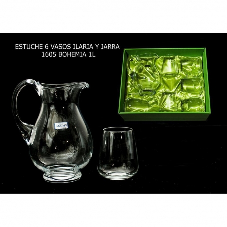 SET J.whisky ILARIA 1807674 340ML+JARRA 16050/1000