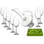 Juego de vino Gastro 590, 6 copas con decantadora 2610 T 203 Vid Set